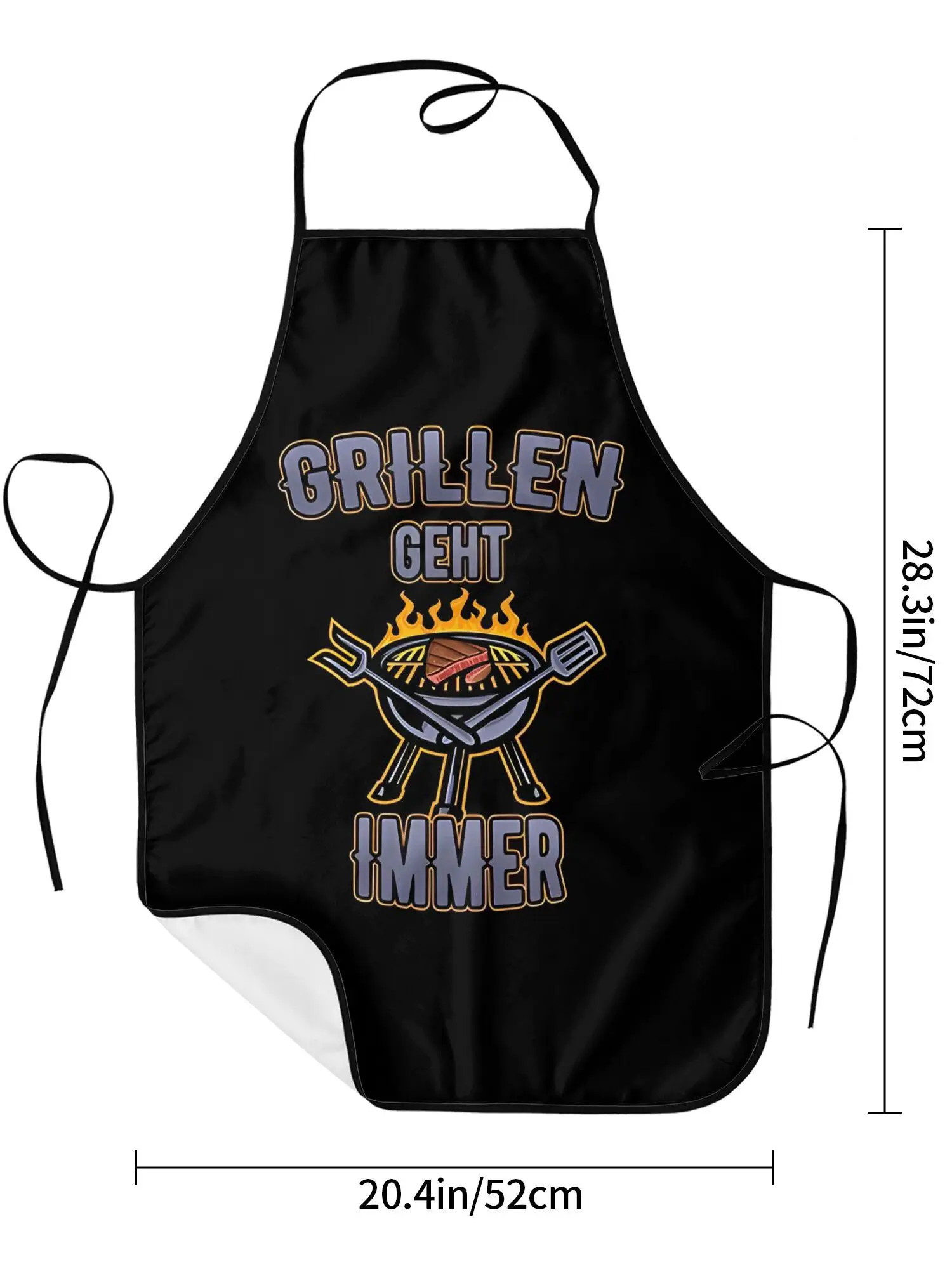 Grilling Is Always A Grilling Saying Home Kitchen Baking Barbecue Restaurant Chef Printed Adjustable Cooking Apron Unisex