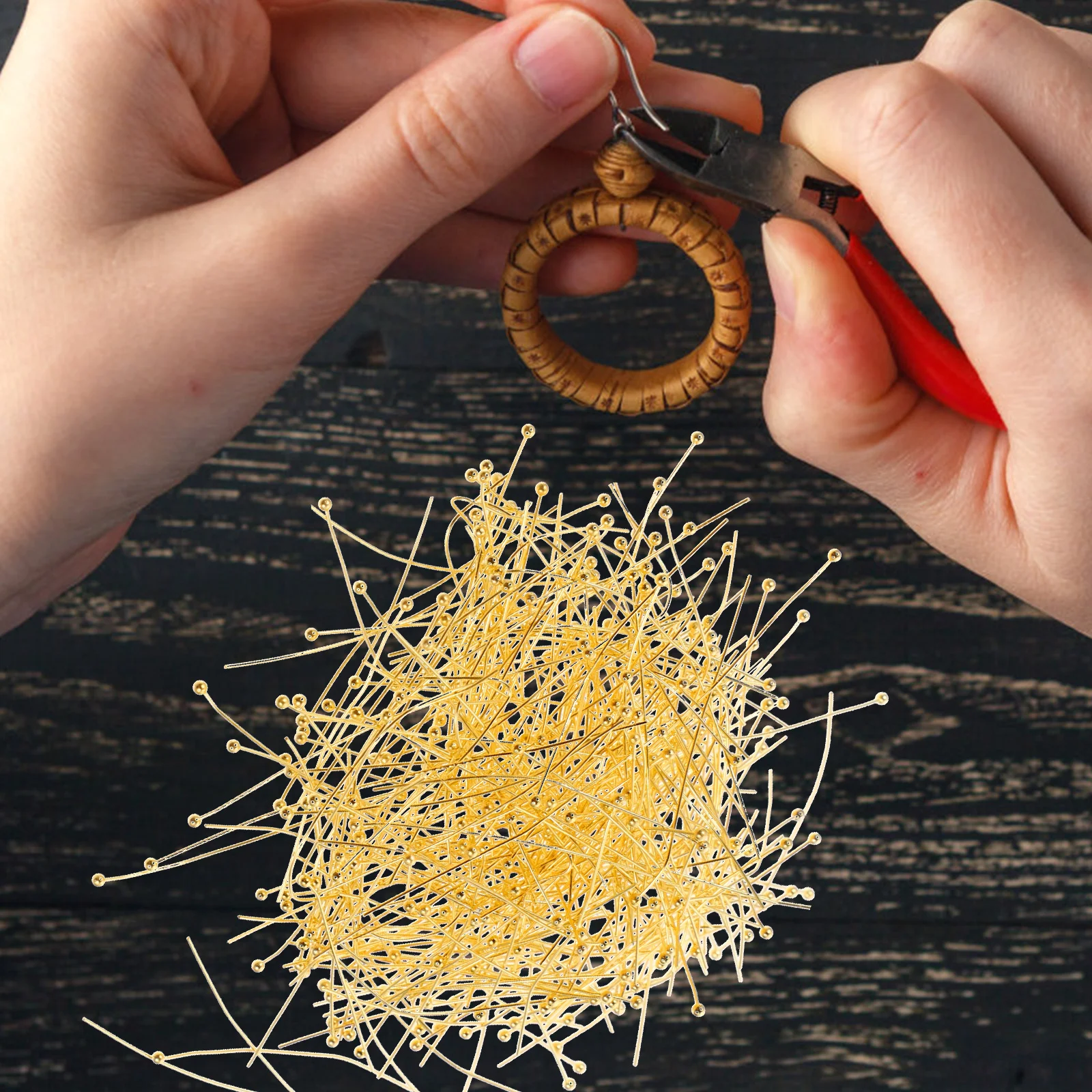 

Jewelry Findings Diy Ball Head Pins Earring for Jewellery Making Supplies Stainless Steel