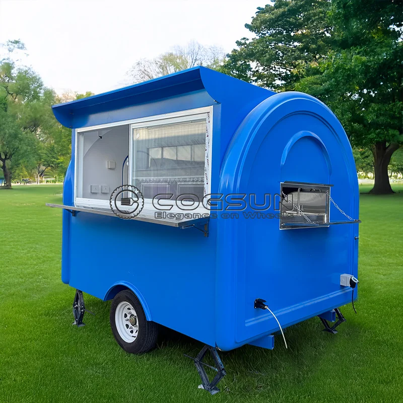 

COGSUN Heavy-Duty BBQ Smoker Food Truck for Sale Perfect for Street Food BBQ and Mobile Restaurants