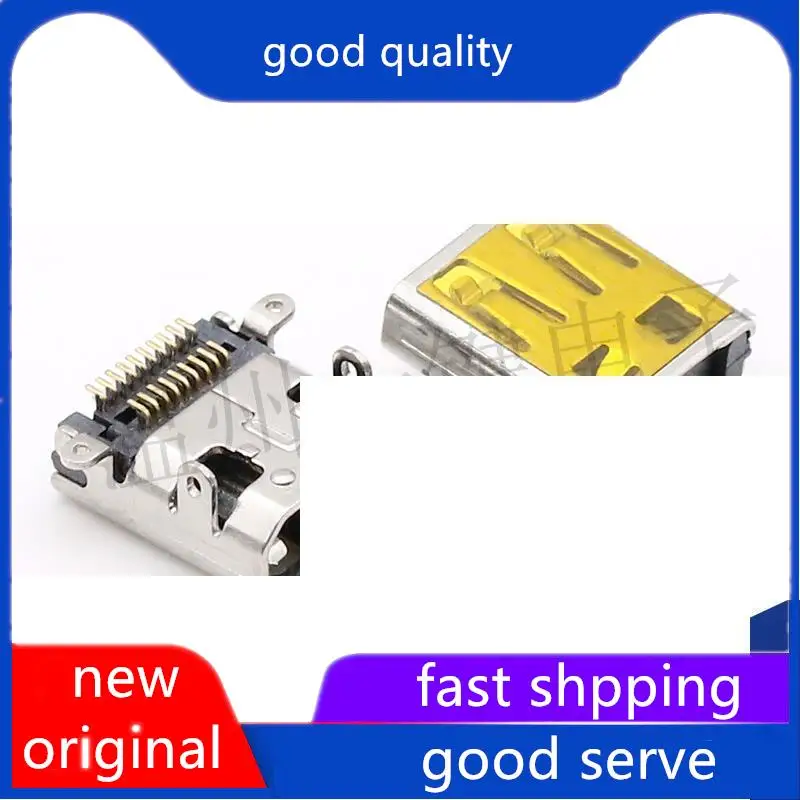 10pcs original new Mini Pin MICRO HDMI MINI 19P Mini Patch Interface Front and Rear Mount Film