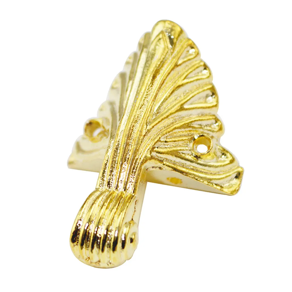 Furniture Foot Pads Zinc Alloy Golden Color Sturdy Sofa Support Legs Replacement Furniture Legs for Tables Chairs Couches