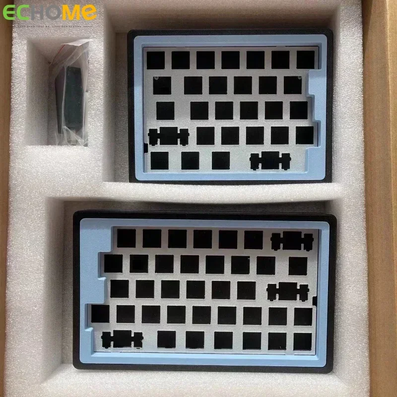 Jin66 Split Keyboard Kit Accessories Custom ABS Material Hot-swap Single Mode Wireless 2.4G DIY Mechanical Keyboard Hands on Set