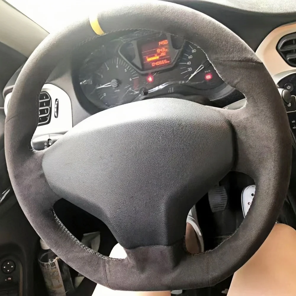

Изготовленный на заказ оплетка на руль автомобиля, 100% подходит для Citroen Elysee C-Elysee, новый Elysee Peugeot 301, автомобильная пленка на руль