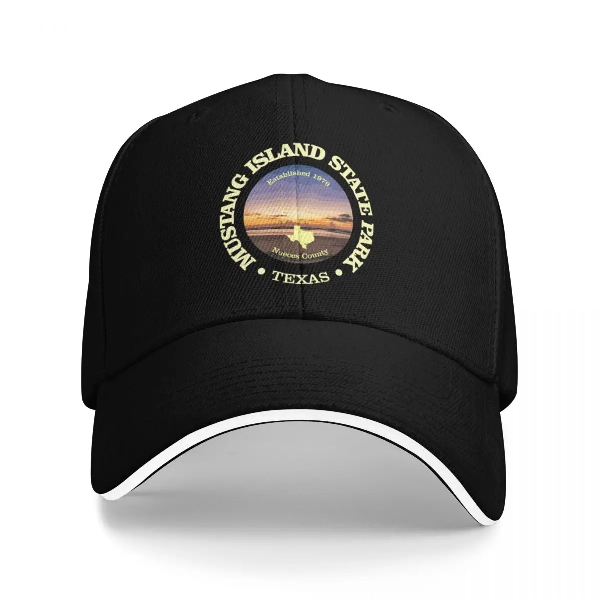 Mustang Island SP Baseball Cap Icon derby hat Hat Man Luxury Woman Men's