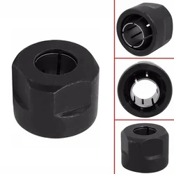 1pc Nero Pinza Dado Plunge Router Parti 12.7mm Foro Centrale Per Makita 3612 Parti di Utensili Elettrici 21*27mm