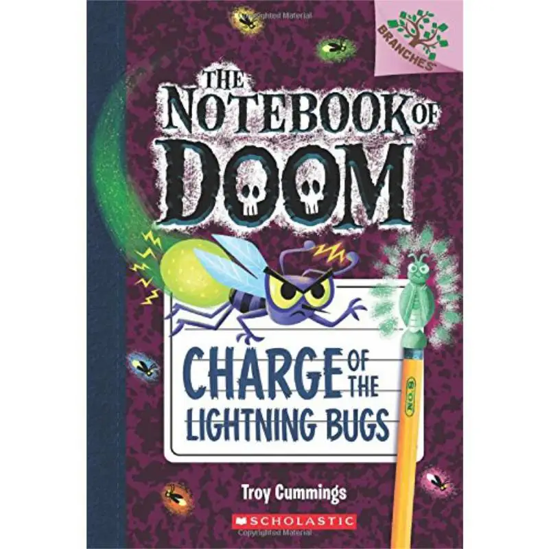 The Notebook Of Doom 08 Charge Of The Lightning Bugs Toy Cummings SCHO ZY 9780545795555 Book
