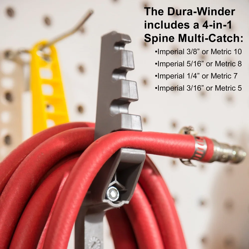 Combo 2 Pack Cord Organizer with 360 Degree Pivot Arms Multi-Catch Storage Device Home Garage Boat Job Site