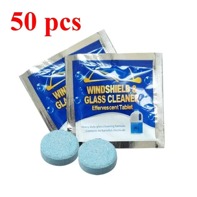 ISGTDRM Solid Cleaner Autoruitreiniger Bruistablet Auto Ruitenwisser Glas Stevige Reiniging Geconcentreerde Tabletten Wasmiddel