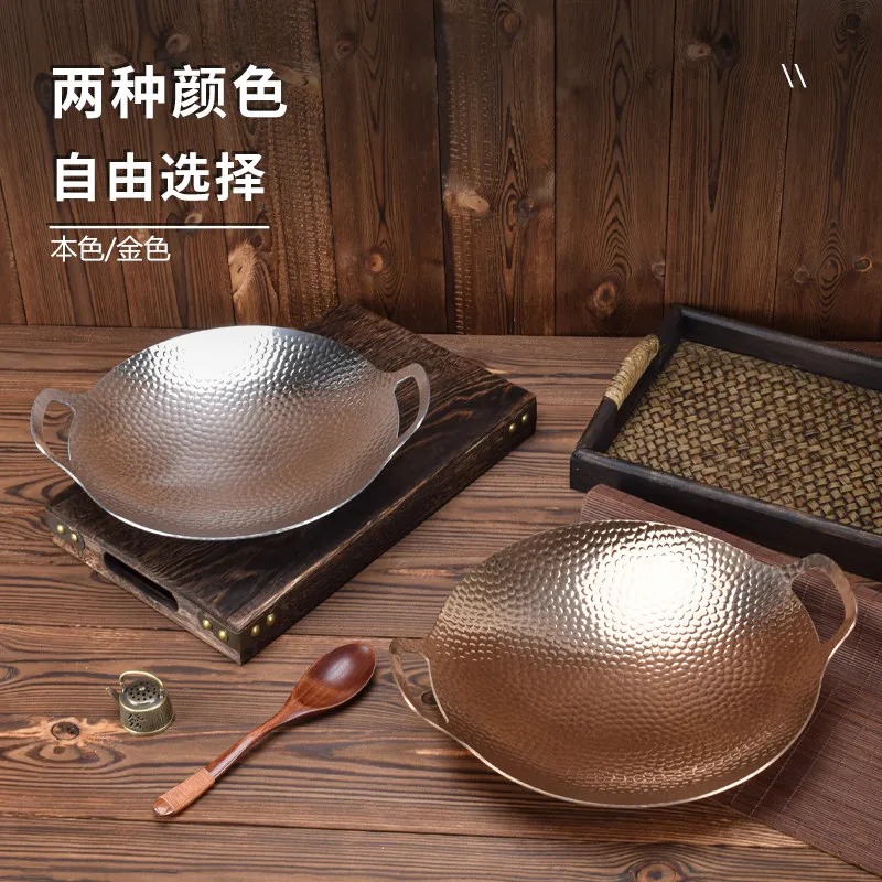 304Stainless Steel Chafing Dish,Thickened Alcohol Burner Pot for Home,Large Capacity 2 Handle Cookware,Commercial Easy Clean Pan