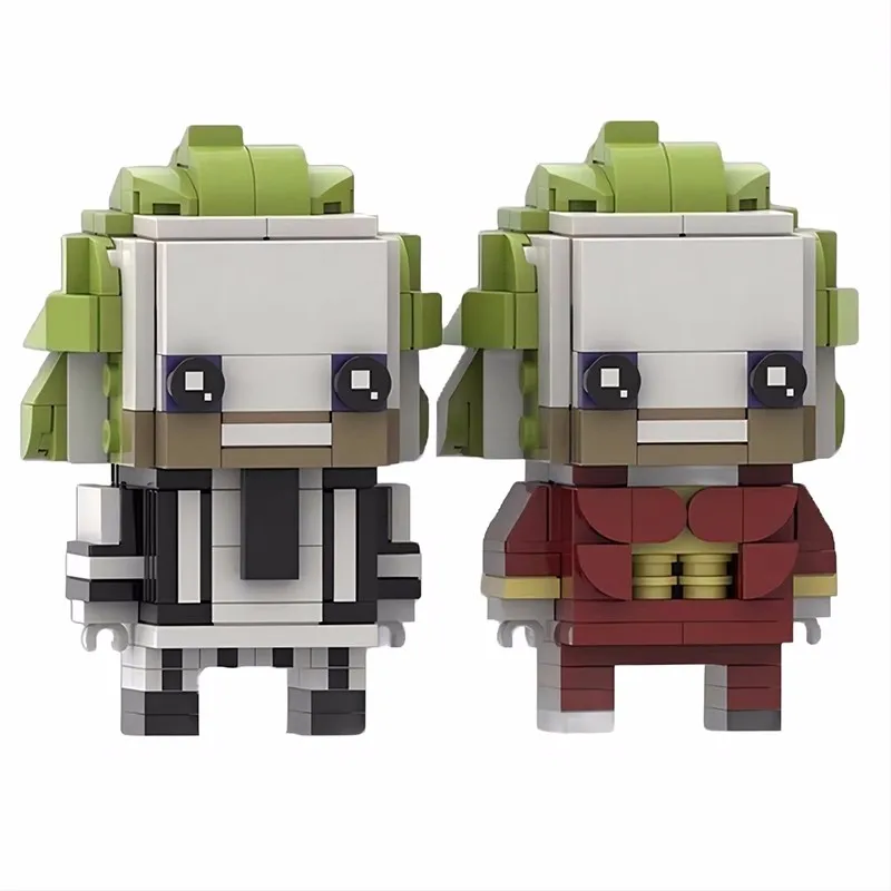 Bricklink 아이디어 영화 Beetlejuices Sandworm 액션 피규어 Brickheadz 세트 및 Maitland의 집 빌딩 블록 아이 장난감 선물