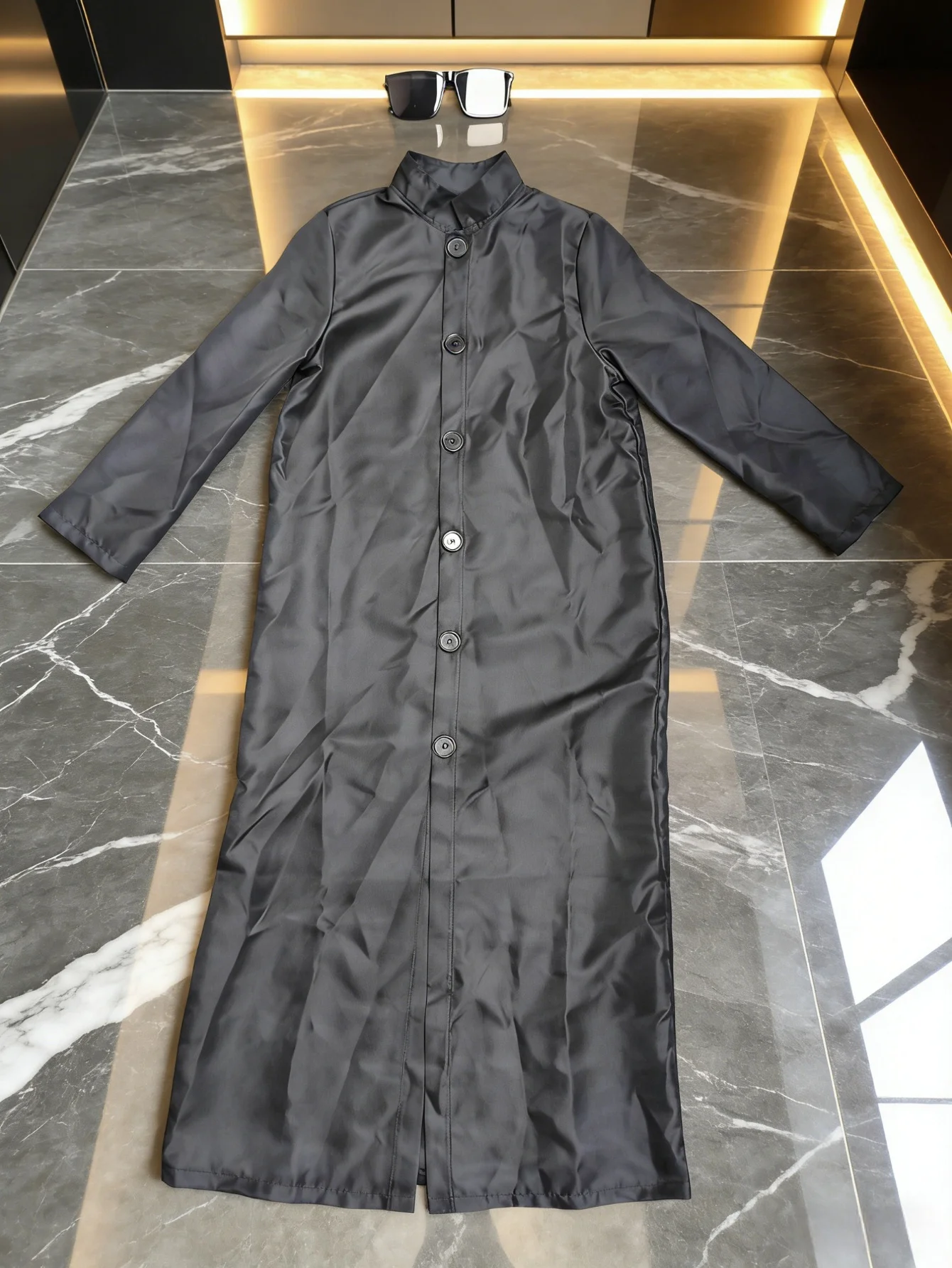 Boys Solid Stand Collar Long T - Coat Rack Standing review and price