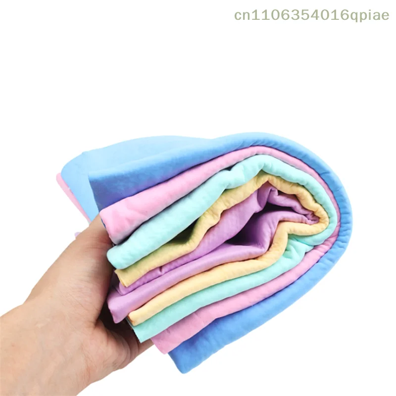 （Summer4）Pva Wash Car Towel Premium Quick-Dry Towel Ultra Absorbent Reusable For Auto Maintenance Soft Deerskin Cloth