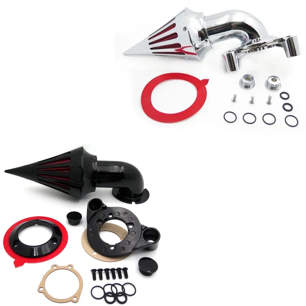 Zestawy filtrów powietrza z błyszczącymi czarnymi kolcami do modeli Harley Davidson Xl 1991-2021 Części motocyklowe Sportstar Aftermarket