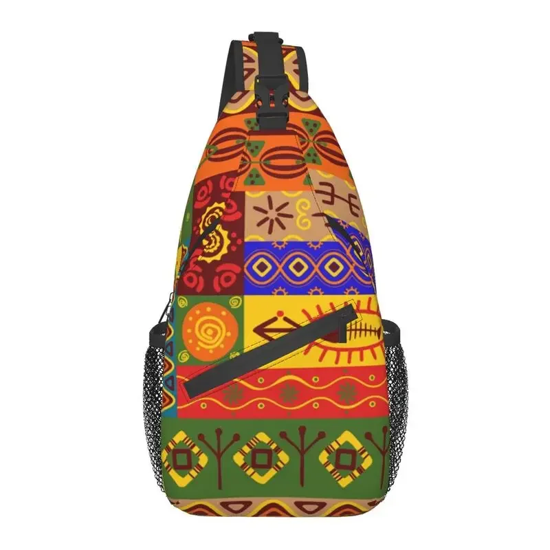 

Fashion African Elements Pattern Crossbody Sling Backpack Men Africa Ethnic Culture Shoulder Chest Bags for Traveling