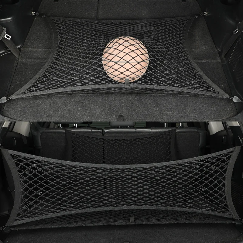 [G]Universal Car Trunk Net Elastic Luggage Net Cargo Organizer Storage Mesh Nets Stretchable Car Interior Mesh Network Pocket