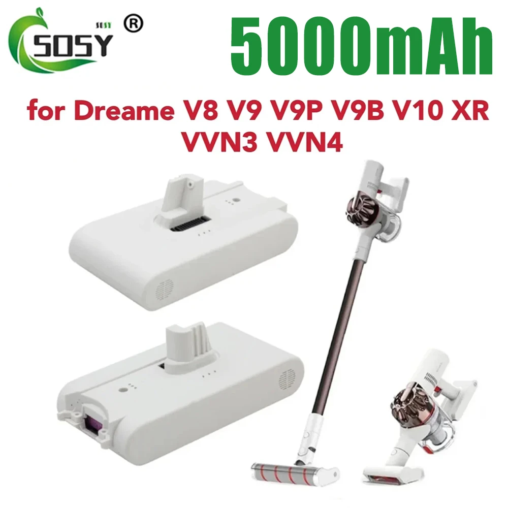 

Новый литиевый аккумулятор V9 V10 для Dreame V8 V9 V10 V9P XR VVN3 VVN4, ручной беспроводной пылесос, запасные части, батарея