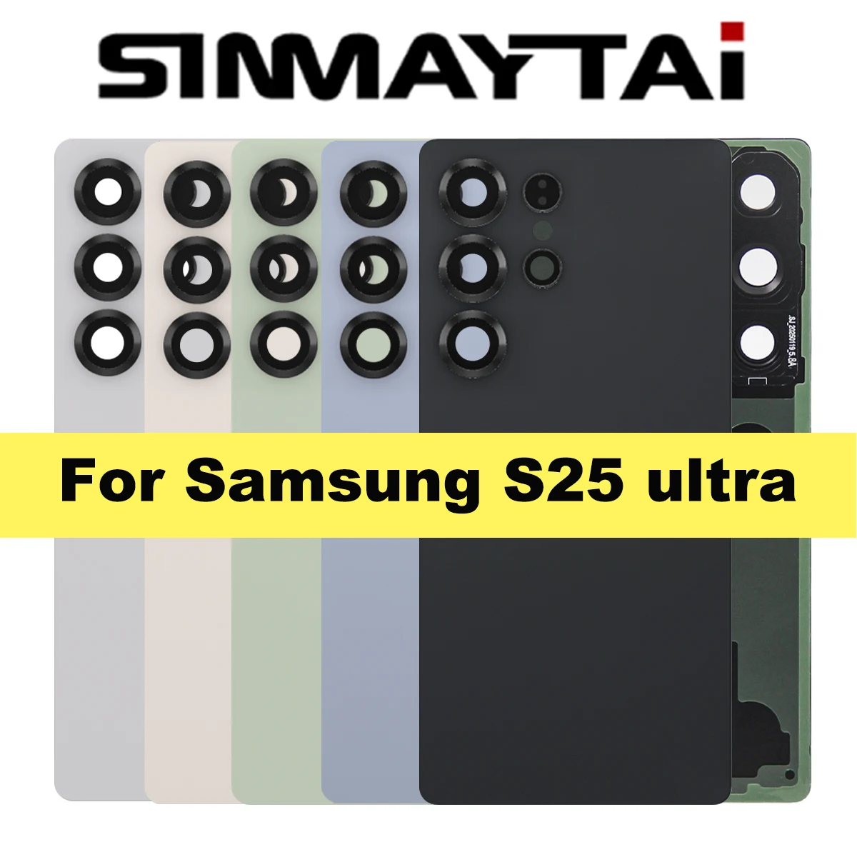 Für Samsung Galaxy S25 Ultra SM-S938B SM-S938U Batterie Abdeckung Zurück Panel Hinten Für Samsung S25Ultra Gehäuse Fall Mit Kamera Objektiv