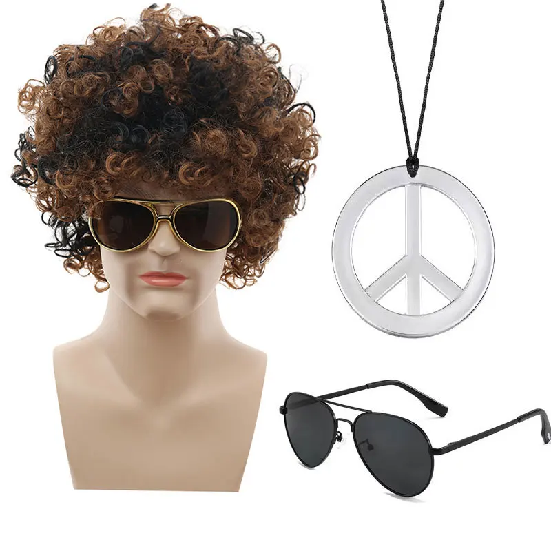 

Hot Sale Punk Wig Halloween COS Disco Rock Cover Personalized Exploding Head Wig