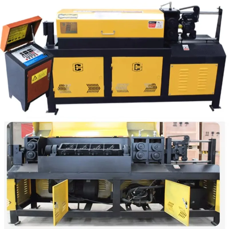4 12mm Fully Automatic CNC High Speed Hydraulic Rebar Straightening Cutting Machine
