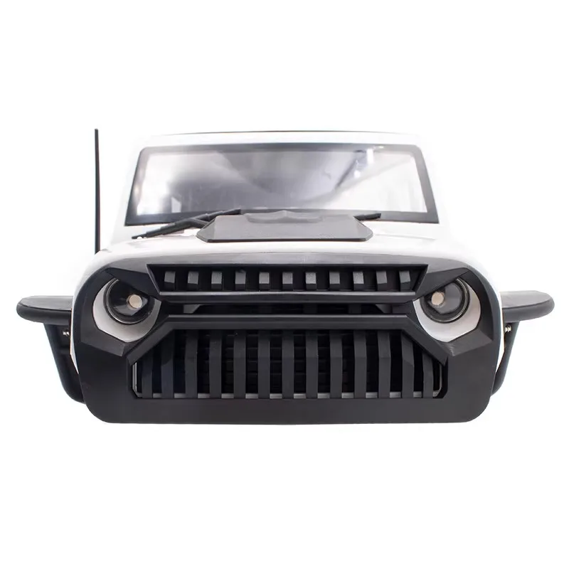 KYX RC simulation model car DIY modification Wrangler car shell front face nylon material 1/10 hard shell angry face