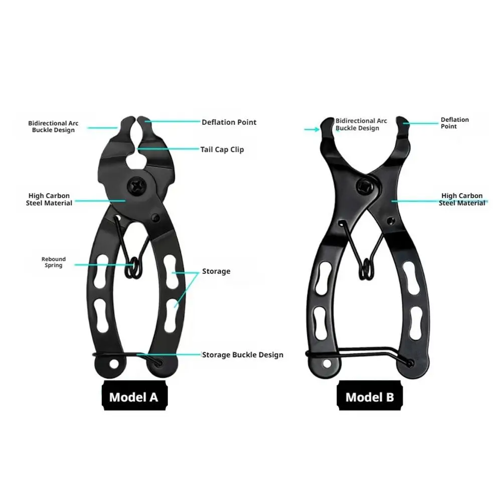 Bicycle Chain Link Pliers Mini Mountain Bike Quick Removal Install Plier Cycling Chain Buckle Open Close Clamp MTB Repair Tools