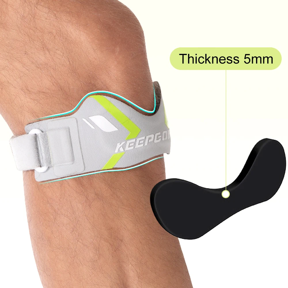 1PCS Patella Band Protection Kneecap Knee Tendon Support Strape Brace Adjustable Absorption Compression Pad Basketball