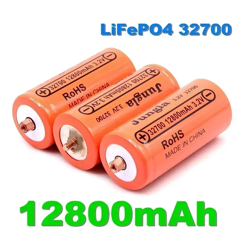 

2024 100% Original 32700 12800mAh 3.2V Lifepo4 Rechargeable Battery Professional Lithium Iron Phosphate Power Battery with Screw