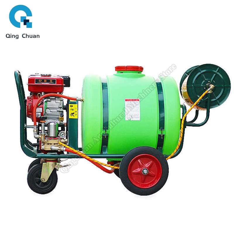 Sprayer Hand-push 160L  Agricultural Disinfection High Pressure Sprayer  Trolley Type Agricultural Engine Power Sprayer