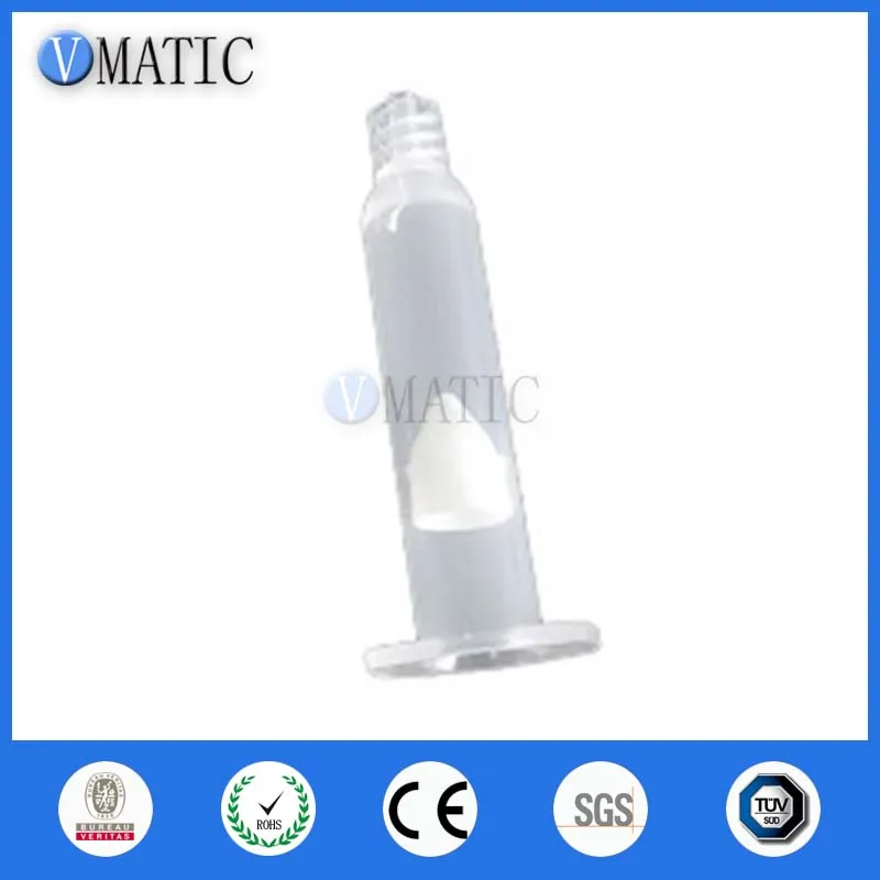 Free Shipping 5cc/ml Japan Type Transparent Glue Dispensing Pneumatic Syringe Dispenser Cartridge With Piston