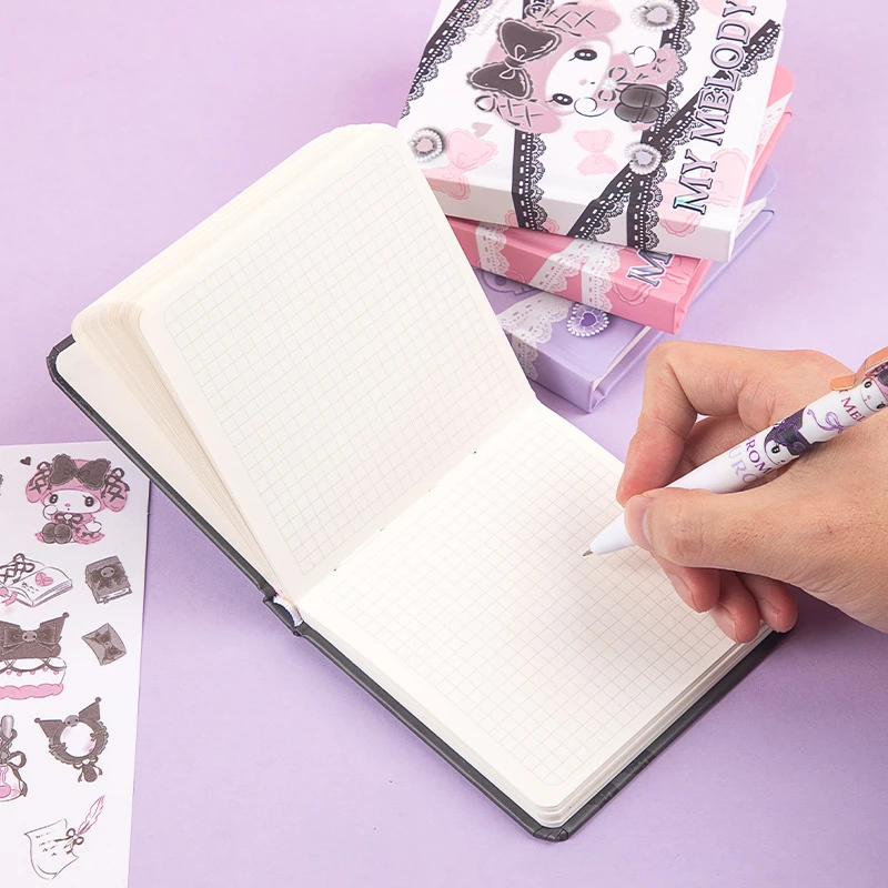 Sanrio Notebook Cute Cartoon Kuromi My Melody MINI Pocket Notebook Learning Supplies Stationery Office Supplies Toys Gifts
