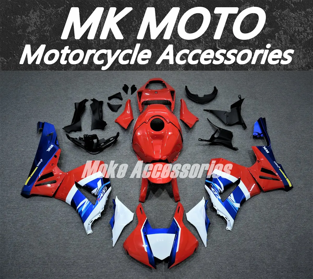 

Комплект обвесов Moke Moto для мотоцикла CBR600RR 2024-2025, новый, из ABS-пластика, белый, красный, синий, черный.