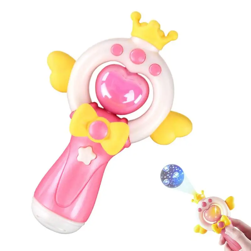 Princess Wand Projector Image Projection Party Favors for Kids Girls Fairy Tale Theme Birthday Gift Holiday Decorative Projector