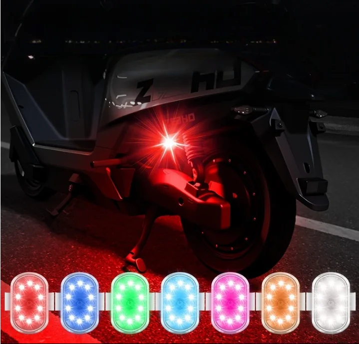 

НОВЫЙ стробоскоп для дрона, 7 цветов, беспроводная навигация для самолета, высокая видимость, предупреждающий маяк для предотвращения столкновений для мотоцикла, автомобиля