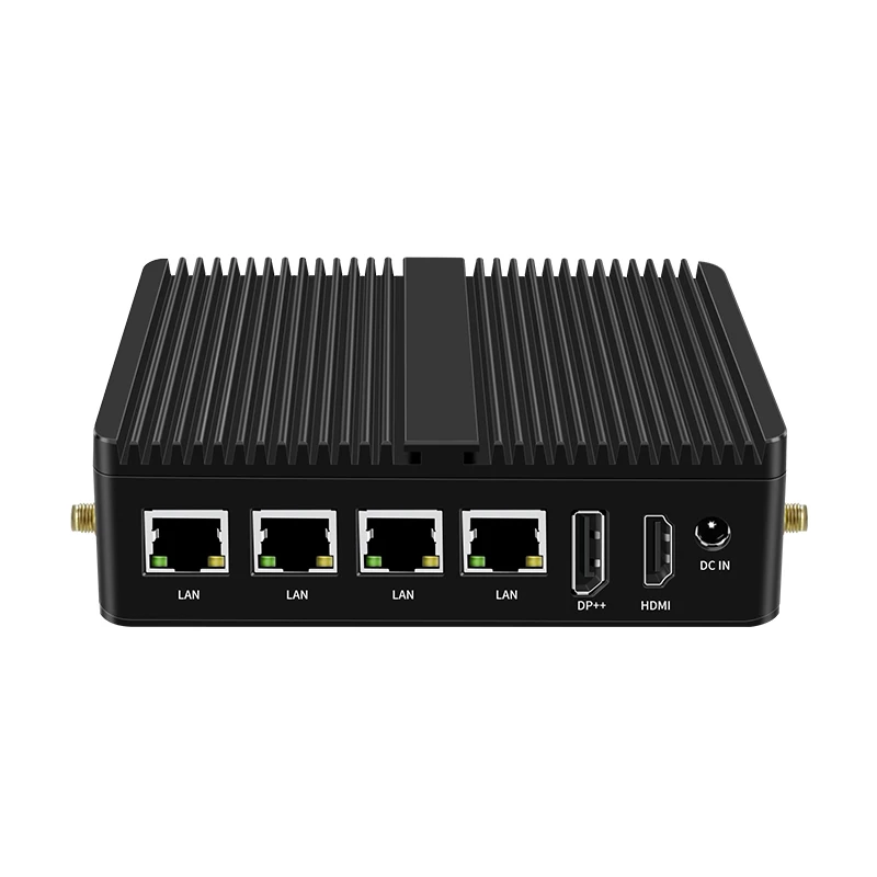 Imagem -05 - Mini pc Industrial Fanless Processador de Intel Computador Macio do Router Linux Firewalls de Pfsense I225v com Rs485 Rs232 Win11 N100