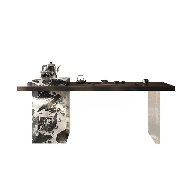 

Чайный столик из сланца Итальянский чайный столик Маленький чайный столик Легкий роскошный Простой элитный