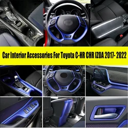Car interior supplies Center shifter panel Steering wheel trim frame For Toyota CHR IZOA 2017- 22 Roof reading lamp trim cover