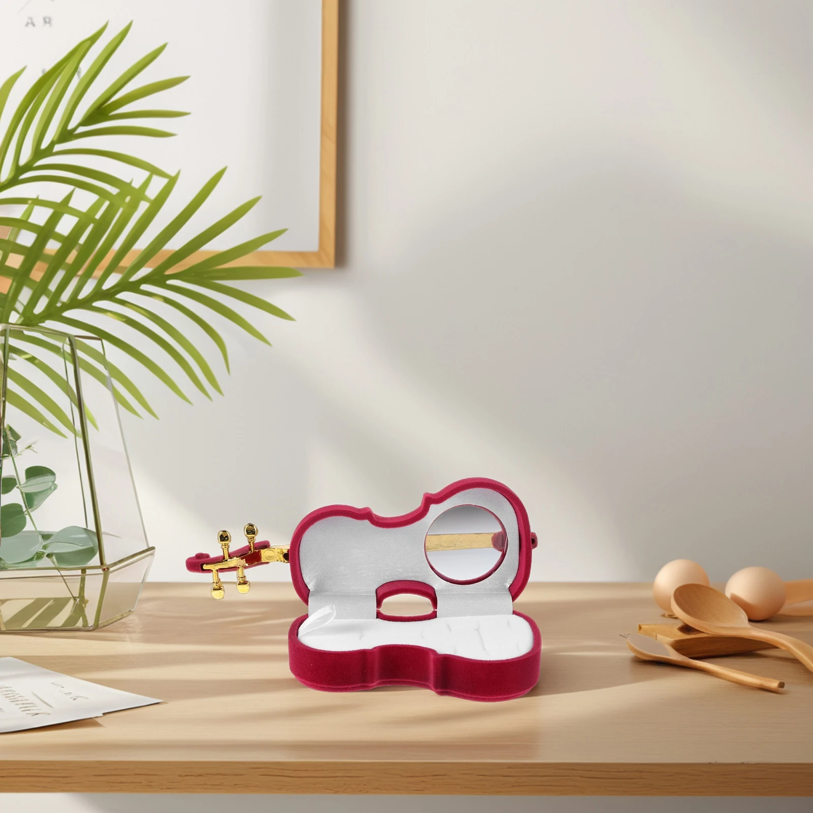 

Cute Shaped Jewelry Box Multifunctional Trinket Organizer Portable Ring Earrings Necklaces Holder Fine Craftsmanship Travel Use