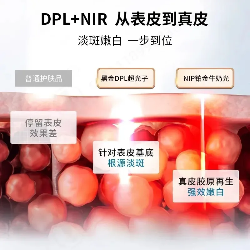 New Milk Light Rejuvenation Instrument Facial Whitening Lifting Firming Household Beauty Instrument Portable Milk Light