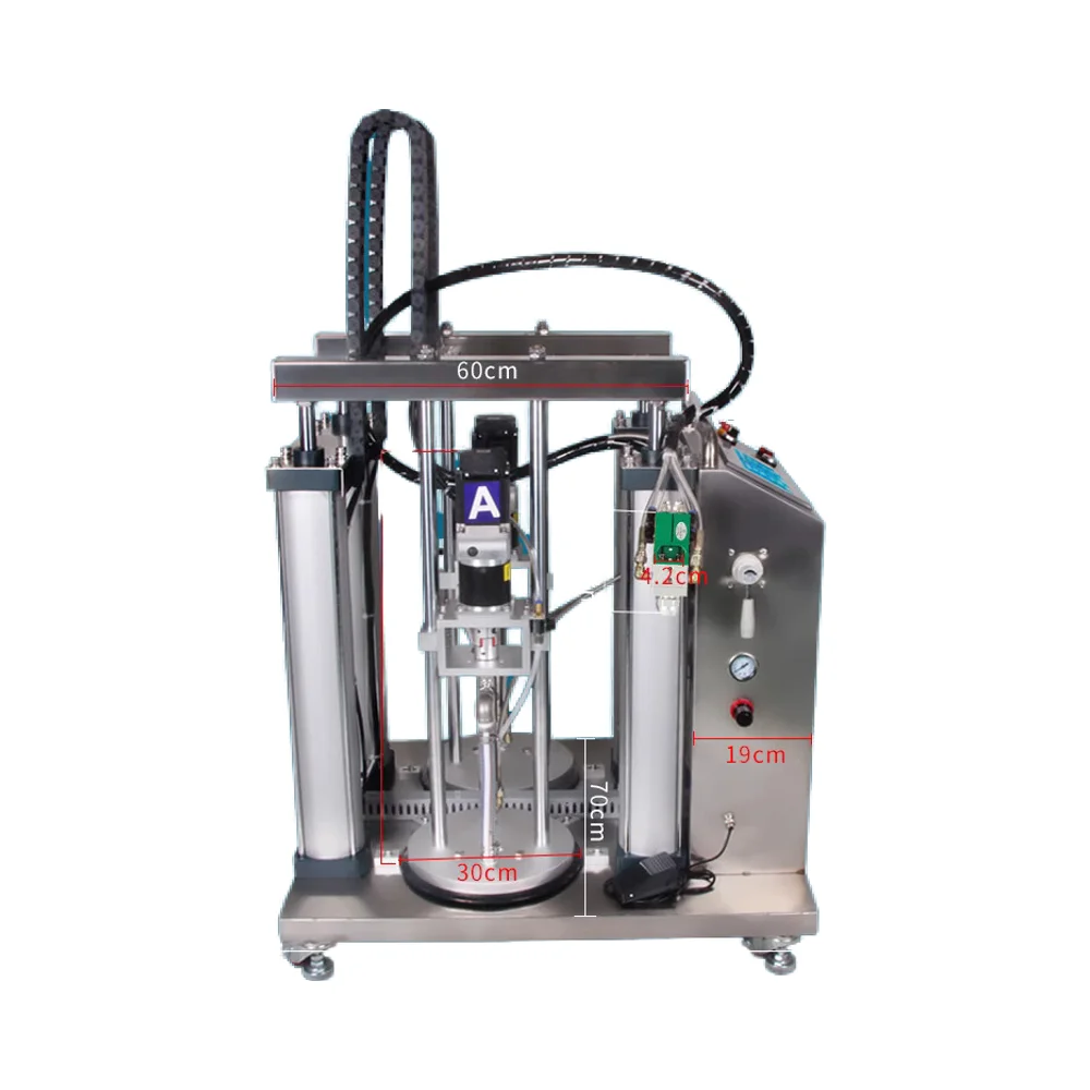 Electric High Viscosity Glue Dispensing Machine Automatic Silica Gel Wood Furniture Pump Glue Spreading Pressure Food Chemical