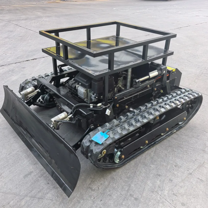 900 Crawler Remote Control Lawn Mower - for Farm Slope Mowing With Heavy Duty All-Terrain Performance