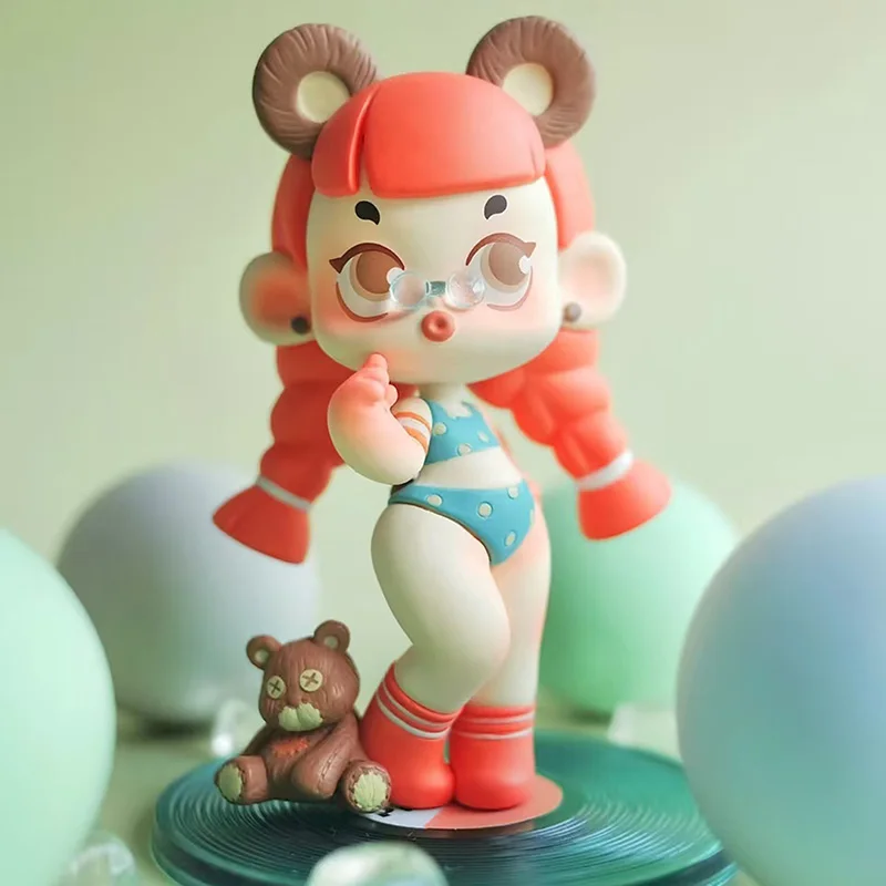 

Набор-сюрприз PIQIQI Little Beast Series: Оригинальная коллекционная фигурка, мультяшная модель, подарок для девочек
