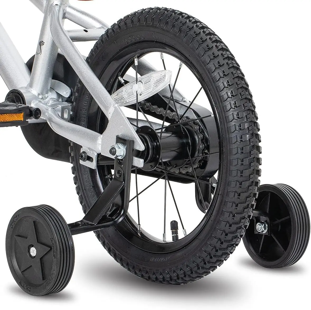 دراجة الأطفال طراز BMX مع عجلات التدريب ، دراجة الأطفال ، الذين تتراوح أعمارهم بين 2-12 سنة ، الأولاد والبنات ، 12-20 بوصة