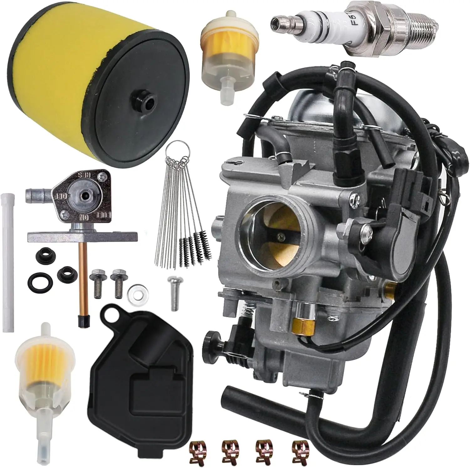 Carburador TRX500FE Compatible con Honda TRX500FE TRX500FM TRX500 Fe Fm Foreman 500 4X4 2005-2011 Reemplazo para 16100-HP0-A01 16100-HP0-A