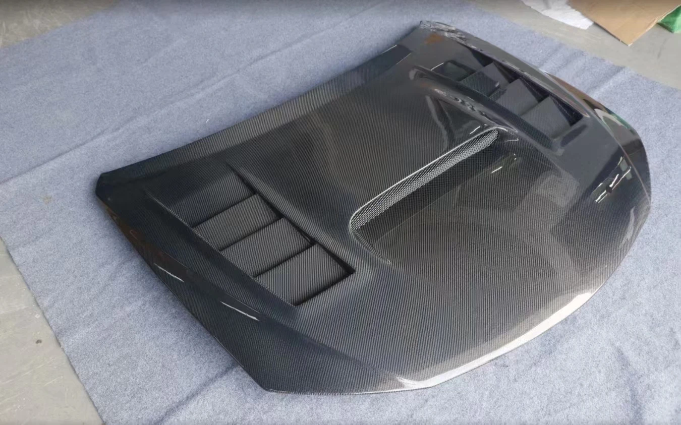 V Style Car Engine Hood for  Impreza WRX Sti Upgraded WRX Carbon Fiber Hood 2004-2014