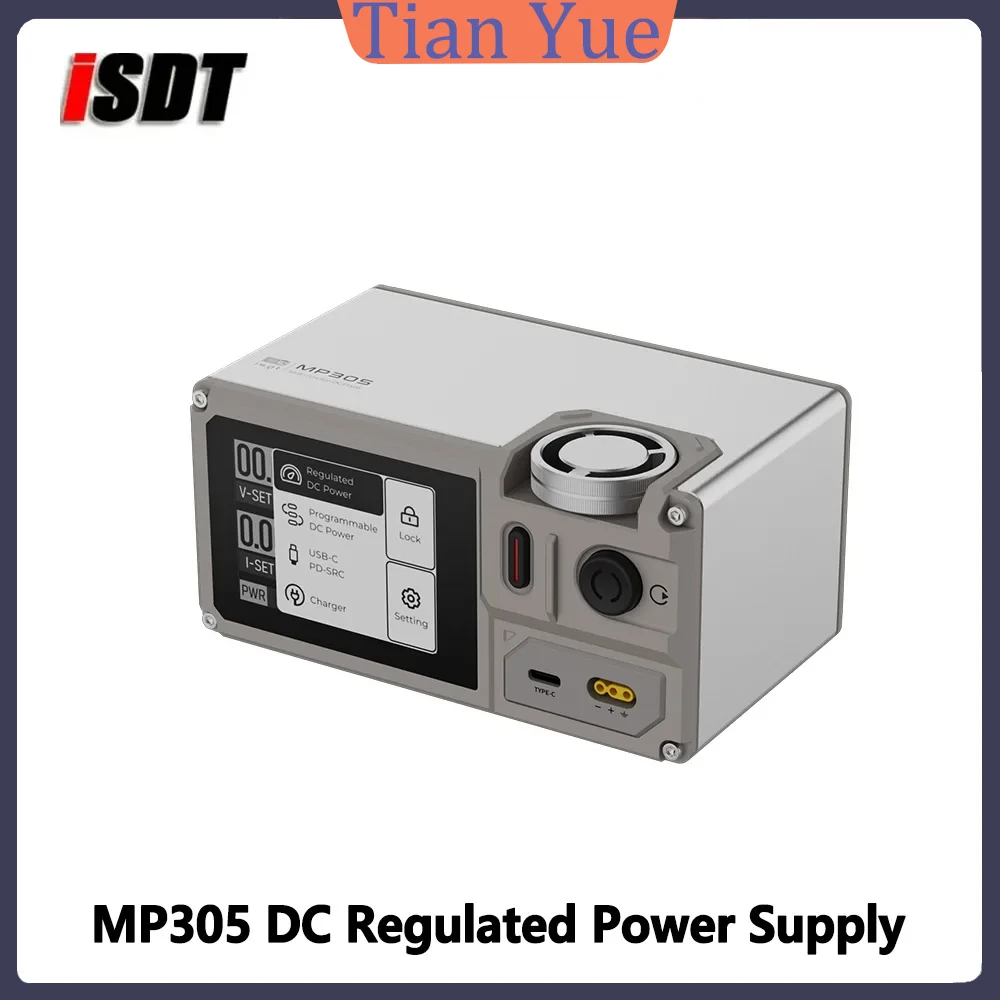 

Многофункциональный программируемый стабилизированный источник питания ISDT MP305B с цветным сенсорным экраном и низким уровнем шума