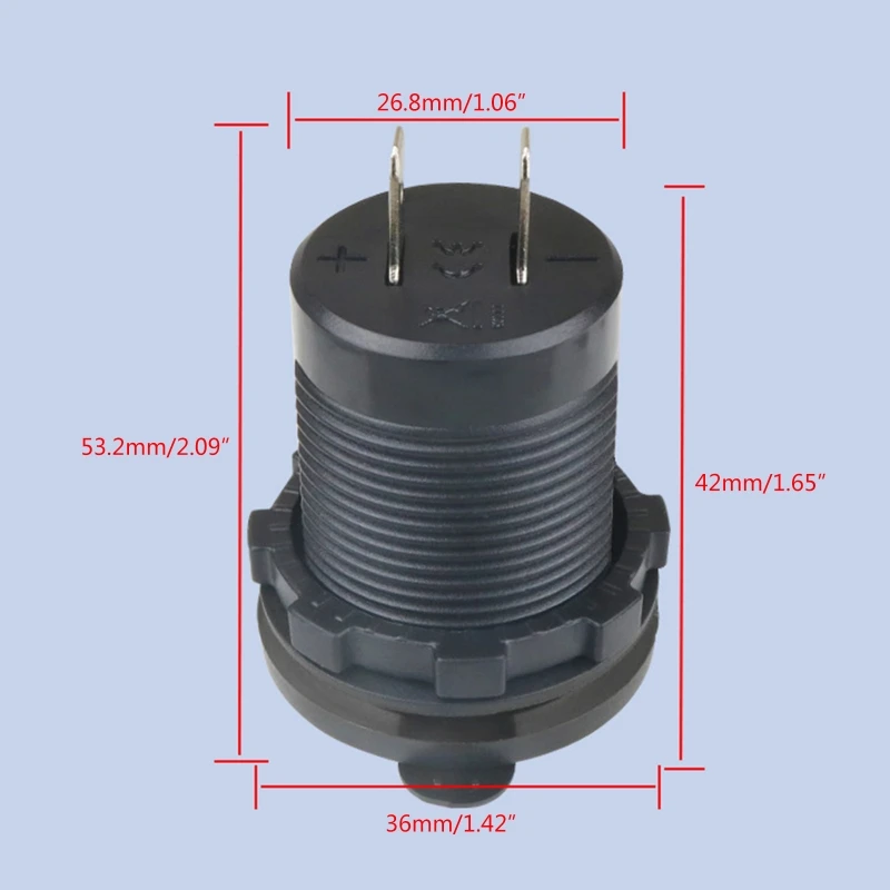 Cargador universal dual del adaptador toma corriente del zócalo del coche 2 puertos USB 5V 4.2A