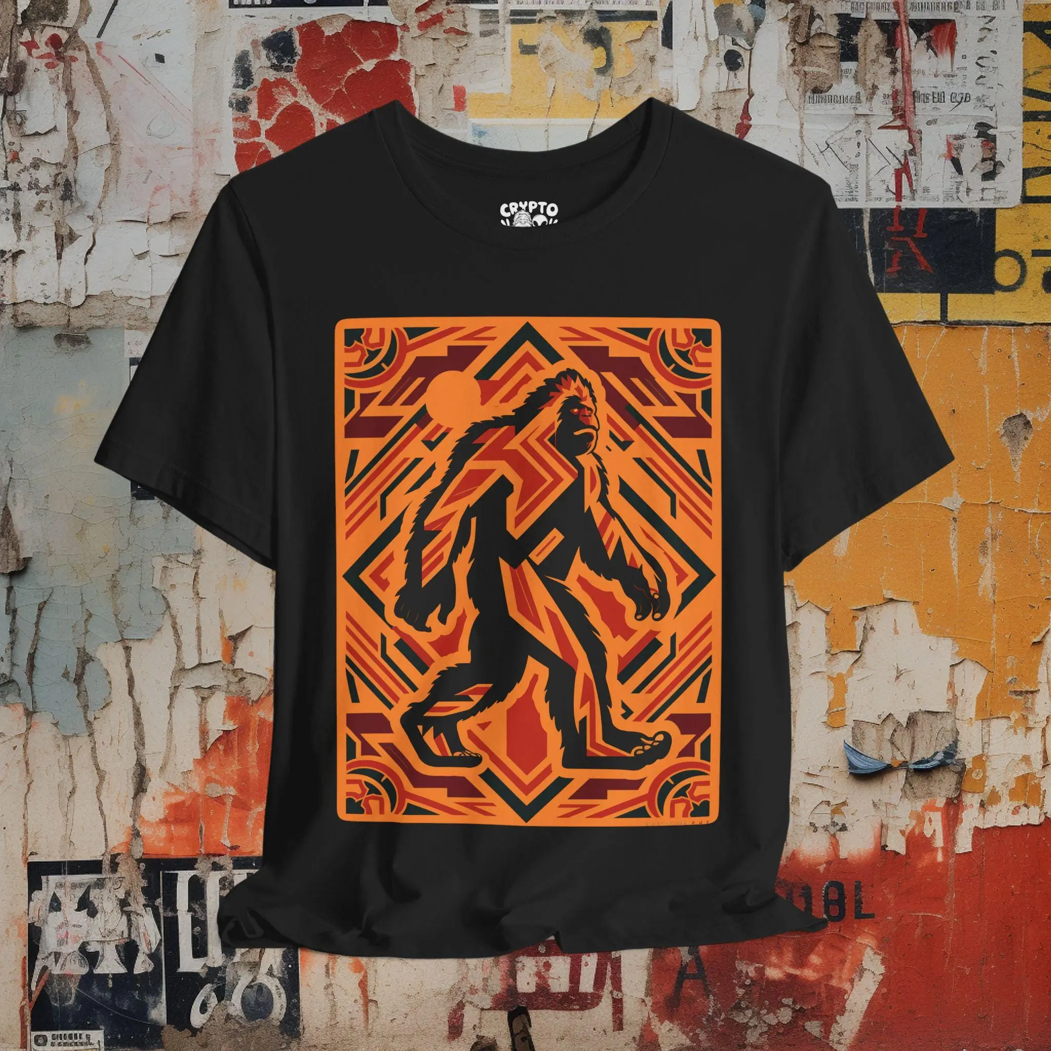 بيج فوت رأي ولكن لا أحد يؤمن به هالوين تي شيرت رجالي قطن أسود تي شيرت للنساء موضة التي شيرت الصيف التي شيرت #2