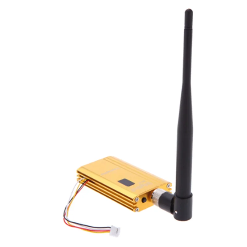 FPV 1.2Ghz 1.2G 8CH 1500Mw Sem Fio AV Remetente TV Áudio Vídeo Transmissor Receptor Combo para QAV250 250 FPV RC (C)