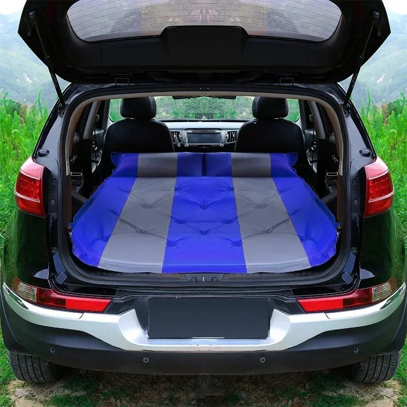 Car inflatable sofa Air Inflatable Travel Mattress Universal for Back Seat Multi functional Sofa Pillow Outdoor Camping Mat