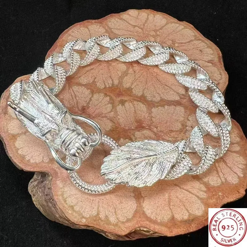 

2026 Vintage Chinese Dragon Head Bracelet, Dragon Bone Design, Bold Chinoiserie Trend Jewelry for Unisex